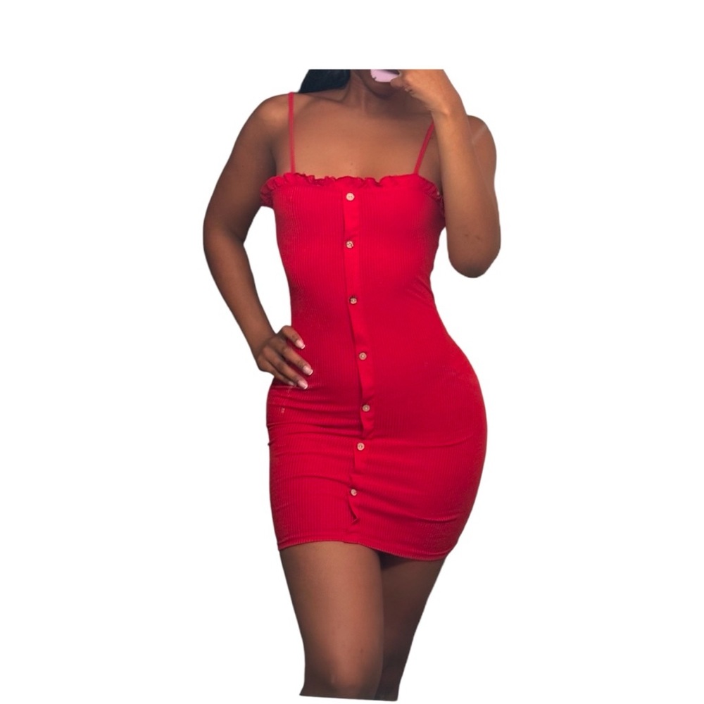 “Summer Roses” mini dress - perfect stretch